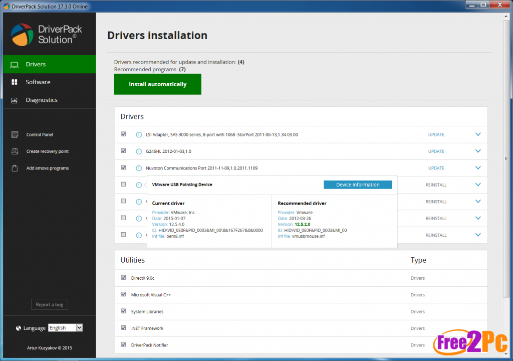 driverpack 19 online solution